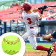 thumbnail image 1 of Pelotas de Softbol para práctica deportiva, pelota de Softbol de lanzamiento lento con peso, pelota de Softbol de lanzamiento rápido cubierta sin marc, 1 of 8
