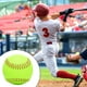 thumbnail image 1 of Pelota de softbol shamjiam de lanzamiento rápido tamaño oficial 12 pulgadas, 1 of 8
