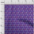 thumbnail image 2 of oneOone Polyester Lycra Blue Fabric Asian Japanese Floral Sewing Craft Projects Fabric Prints By Yard 56 Inch Wide, 2 of 4