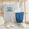 thumbnail image 3 of Uncles Police Officer Superpower Romper Boys or Girls Infant Baby Brisco Brands 12M, 3 of 6