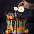 thumbnail image 1 of EXHUMKY 40Ud Toppers De Pastel Con Flores Margaritas Para Eventos Y Navideña, 1 of 7