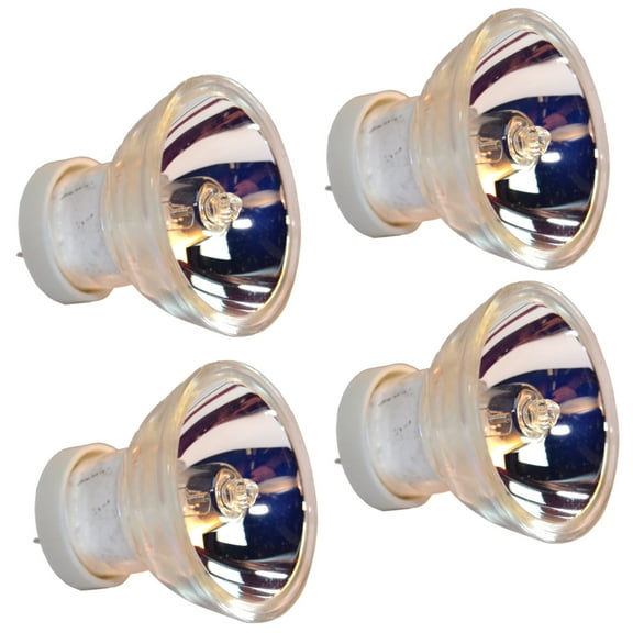 HQRP 4-Pack 64617 / JCR / M12V75W/HO 12V 75W MR11 Shape G5.3-4.8 Base Halogen Lamp bulb for Dental Curing Light