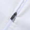 thumbnail image 6 of Mens Color Block Hooded Jacket Windbreaker, Lightweight Windproof Water Resistant Jacket Full Zip Long Sleeve Soccer Training Outdoor Sports Coat Size 3XL White, 6 of 8
