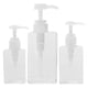 thumbnail image 1 of Dispensador de jabón de baño de 3 piezas, botella de loción, dispensador de champú, dispensador de bomba de viaje, dispensador de jabón vacío, 1 of 7