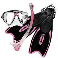 - Cressi Palau Bag Mask Snorkel Fin Combo