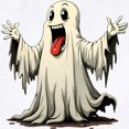 thumbnail image 2 of CafePress - Ghost With A Funny Face - Women's Novelty Briefs, Size S-XL, 2 of 4