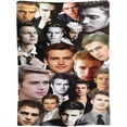 thumbnail image 3 of Blanket Hayden Christensen Soft and Comfortable Wool Fleece Throw Blankets Gift for Home Decoration Sofa Office car Camping Yoga Travel Home Decoration Cozy Plush Beach, 3 of 5