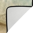 thumbnail image 5 of SKYSONIC 72x48in Starfish Seashell Sea Water Area Rug, Summer Yellow Beach Non-Slip Floor Carpet for Indoor Living Dining Room and Bedroom Area, 5 of 7
