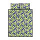 thumbnail image 5 of Juego de cama acolchado con estampado de hojas de arándano, 5 of 5