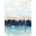 thumbnail image 2 of Harper, Ethan 19x24 White Modern Wood Framed Museum Art Print Titled - Indigo Treeline I, 2 of 4