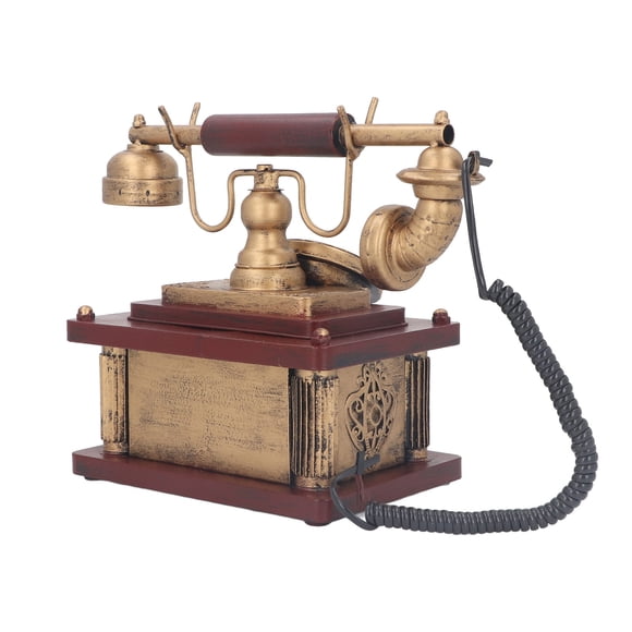 Vintage Phone Decor, Antique Dial Telephone Luxury for Home