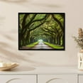 thumbnail image 3 of Nawypu  Extra Large Canvas Art Green Oak Trees Picture Painting Savannah Georgia Forest Landscape Wall Art Framed for Home Living Room Kitchen Wall Decor Framed Ready to Hang, 3 of 4
