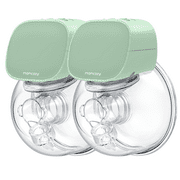 Momcozy Double Wearable Breast Pumps, Portable Electric Breast Pump 24mm Green