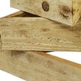 thumbnail image 6 of Ekena Millwork Set of 3, Triangle, Open Back, Vintage Farmhouse Shadow Box Shelves, Barnwood Decor Collection, Natural Barnwood, 6 of 15
