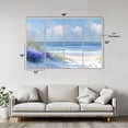 thumbnail image 2 of 8 Pack Art Acoustic Panels Sound Absorbing Beach Ocean Coastal Watercolor Seaside Lavender Flowers Sandy Beach Decorative Soundproof Wall Panels Self Adhesive for Nursery Game Room Bedroom 48"x32", 2 of 7