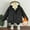 Black, variant on Liyamei Boys Winter Lined Thermal Jacket Warm Thickened Coat Windproof Cold Weather Outerwear For Toddler Youth Boys Puffer Jacket Size 4-5 Years