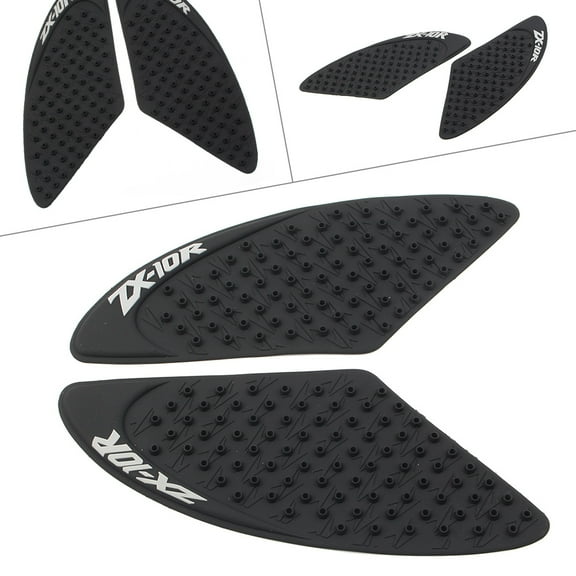 ZS Motorcycle Gas Tank Pad Traction Side Fuel Knee Grip Decal For Kawasaki Ninja ZX10R 06-07