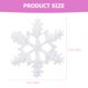 thumbnail image 2 of ColoMX 50pcs Tema de Snowflake Declake Decors Festival Diy Ornamento Xmas Decores de copos de nieve, 2 of 7