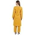 thumbnail image 6 of Moomaya Solid Kurta Pajama Set For Women Ethnic Set Full Sleeve Indian Formal Cotton Clothing, 6 of 7