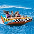 thumbnail image 4 of Sportsstuff Inflatable Rock N' Tow Sitting 3 Rider Towable Boat and Lake Tube, 4 of 5