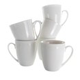 thumbnail image 1 of Elama EL-ROSALES 12 oz Rosales Porcelain Mug Set, White - 6 Piece, 1 of 3