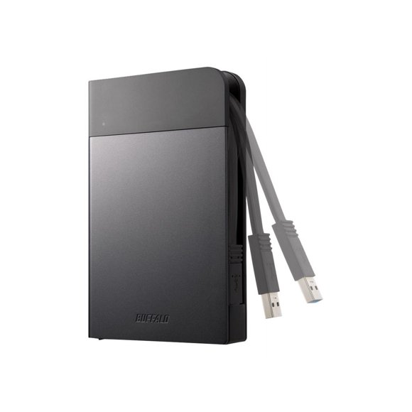 BUFFALO MiniStation Extreme NFC HD-PZN2.0U3B - Hard drive - encrypted - 2 TB - external (portable) - USB 3.0 - 256-bit AES
