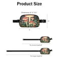 thumbnail image 7 of Crossbody Fanny Pack for Sports Enthusiasts Commuters Waist Bag & Hip Bum Bag with Adjustable Strap for Outdoors Workout Traveling Mushroom Sporty Waist Pack, 7 of 7
