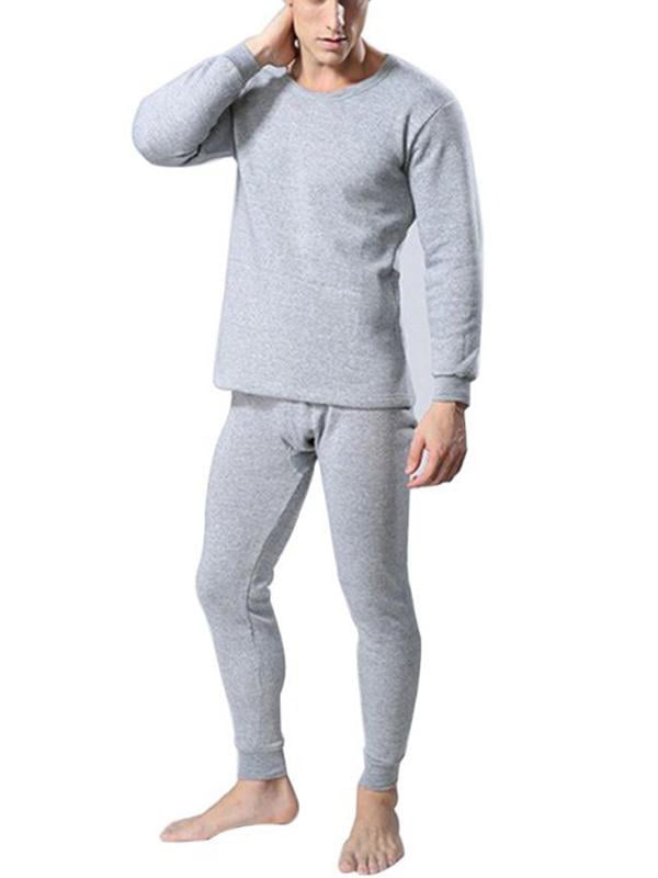 Men's Ultra Soft Cotton Thermal Underwear Long Johns Set - Walmart.com