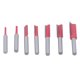 thumbnail image 1 of 7PCS Straight Milling Cutter 6.35mm Shank Tungsten Steel End Mill Set for Wood Slotting and Trimming, 1 of 5