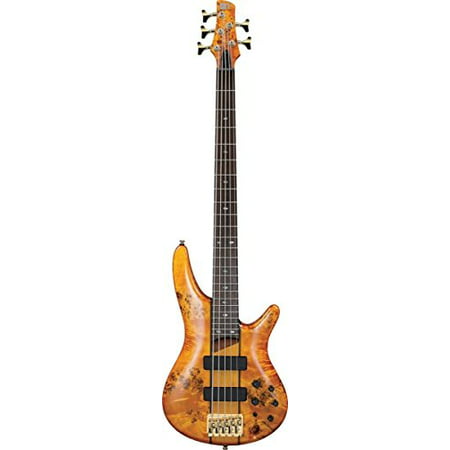 Ibanez SR805 5 String Bass Guitar | Poplar Burl