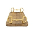 thumbnail image 4 of Huntley Equestrian Wooden Tray with Gold Bit Handles (Rectangle), 4 of 6