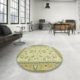 thumbnail image 3 of Ahgly Company Indoor Rectangle Abstract Copper Green Oriental Area Rugs, 7' x 9', 3 of 6