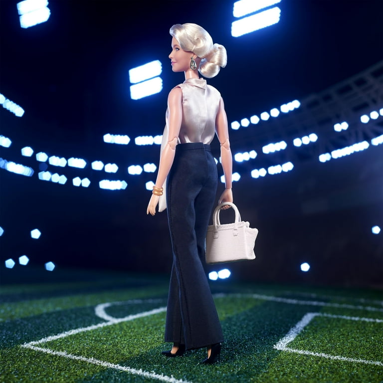 Barbie Signature Fashion Doll, Rebecca from Ted Lasso in Elegant Blouse &  Black Slacks, Collectible with Displayable Packaging - Walmart.com