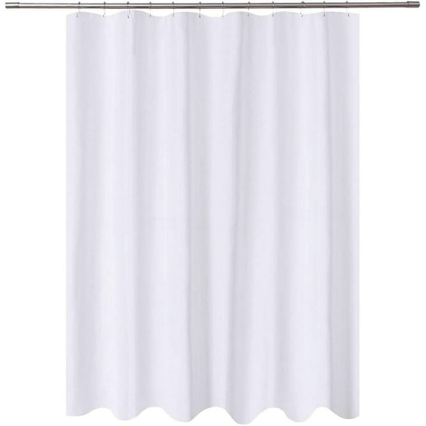 N&Y HOME Long Fabric Shower Curtain Liner 72 x 78 inches Longer Length