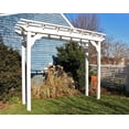 thumbnail image 6 of Creek Vine Design WRF48PERGCVD 4 ft. x 8 ft. Cedar New Dawn Pergola, 6 of 6