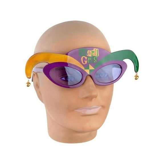 Mardi Gras Clown Glasses