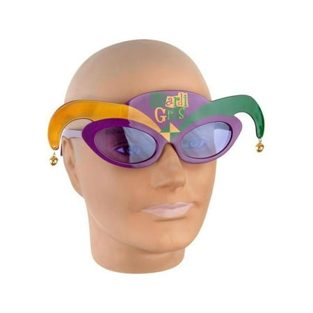 Mardi Gras Clown Glasses