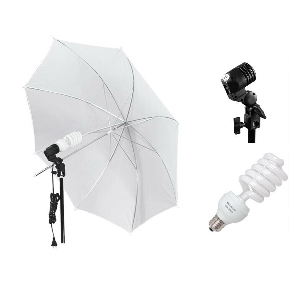 2PCS 33" Photo Studio Umbrella Continuous Lighting Kit w/ Carrying Case