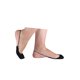 thumbnail image 3 of Medias medias para mujer, calcetines invisibles con cordón trasero sin talón, 10 pares Negro M, 3 of 6