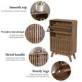thumbnail image 3 of Fiogmub Shoe Storage Cabinet with 2 Flip Drawers, Entryway Shoe Cabinet, Slim Narrow Shoe Organizer Cabinet, 3 of 8