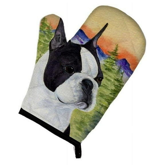 Boston Terrier Oven Mitt
