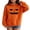 Brown, variant on Halloween Devil Graphic Pumpkin Hoodies for Girls Cute Orange Pumpkin Hooded Sweatshirts Teen Kids Oversized Funny Sweater