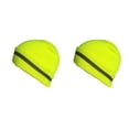 thumbnail image 2 of crativent Skull Caps for Men Reflective Liner Winter Beanie Thermal Multifunction Windproof Coldness for Protection Cycling Skiing Neon Yellow 2Set, 2 of 6