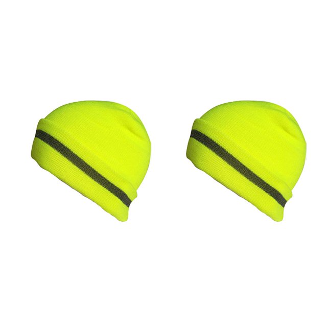 Jumpingount Gorro de trabajo Forro reflectante Gorro de invierno Gorro térmico Accesorios para el cabello Esquí Eventos al aire libre Amarillo Type2 NO2