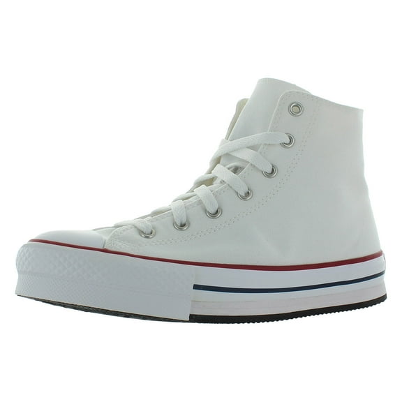 Converse Chuck Taylor All Star Eva Lift High PS Girls Shoes Size 4, Color: White/Garnet/Navy