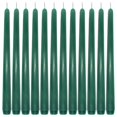 thumbnail image 1 of Pack de 12 Velas Cónicas Sihuida 25 cm Verde Cazador Sin Perfume, 1 of 9