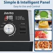 Aeitto Blender for Kitchen,68oz 1800W Smart Blender for Smoothies withStainless Steel 6-Blade,7 Preset Programs,Digital Timer & Custom Speed Control