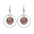 thumbnail image 1 of Graffiti Street Love To Love o me dejan Los pendientes cuelgan del aro de la joyería del círculo de la gota Unbranded M, 1 of 3