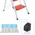 thumbnail image 4 of LUISLADDERS 3 Step Ladder Folding Step Stool Ladders with Hand grip 350 lbs, 4 of 10