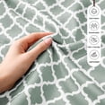 thumbnail image 6 of Lux Decor King Bed Sheets Set 4 Piece - Quatrefoil Pattern, Ultra Soft Polyester Sheet Deep Pocket Fit, Wrinkle Free, Breathable & Fade Resistant OEKO-TEX Certified, Grey, 6 of 11